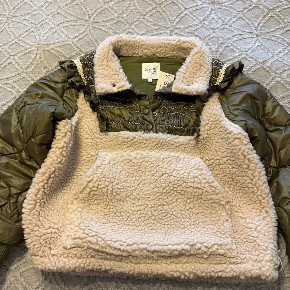 Sea New York Sherpa Puffer size small - Picture 3 of 9